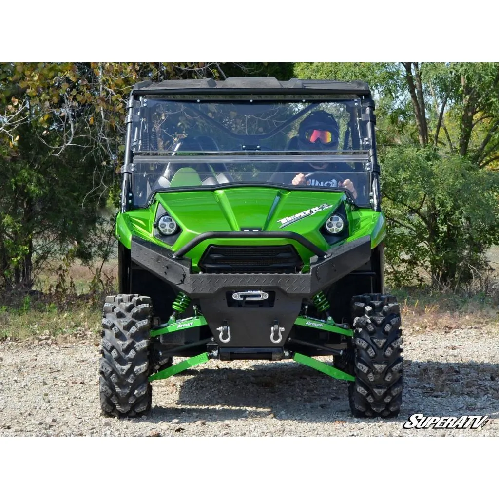 SuperATV Kawasaki Teryx 750 / 800 Scratch Resistant Flip Windshield