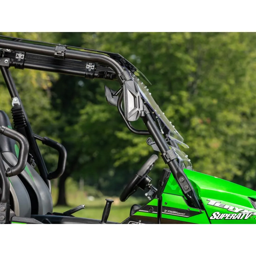 SuperATV Kawasaki Teryx 750 / 800 Scratch Resistant Flip Windshield