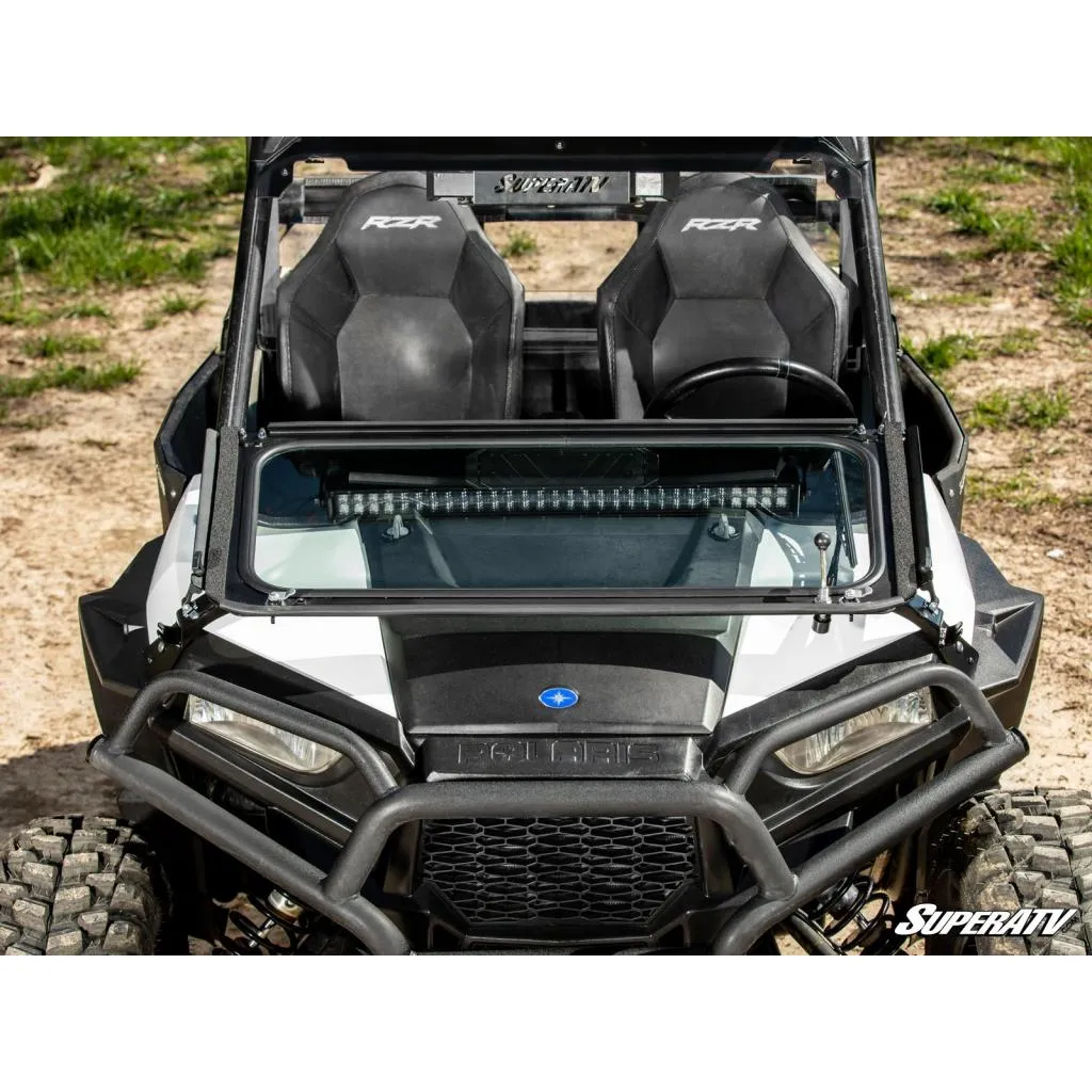 SuperATV Polaris RZR XP 1000 Flip Down Glass Windshield