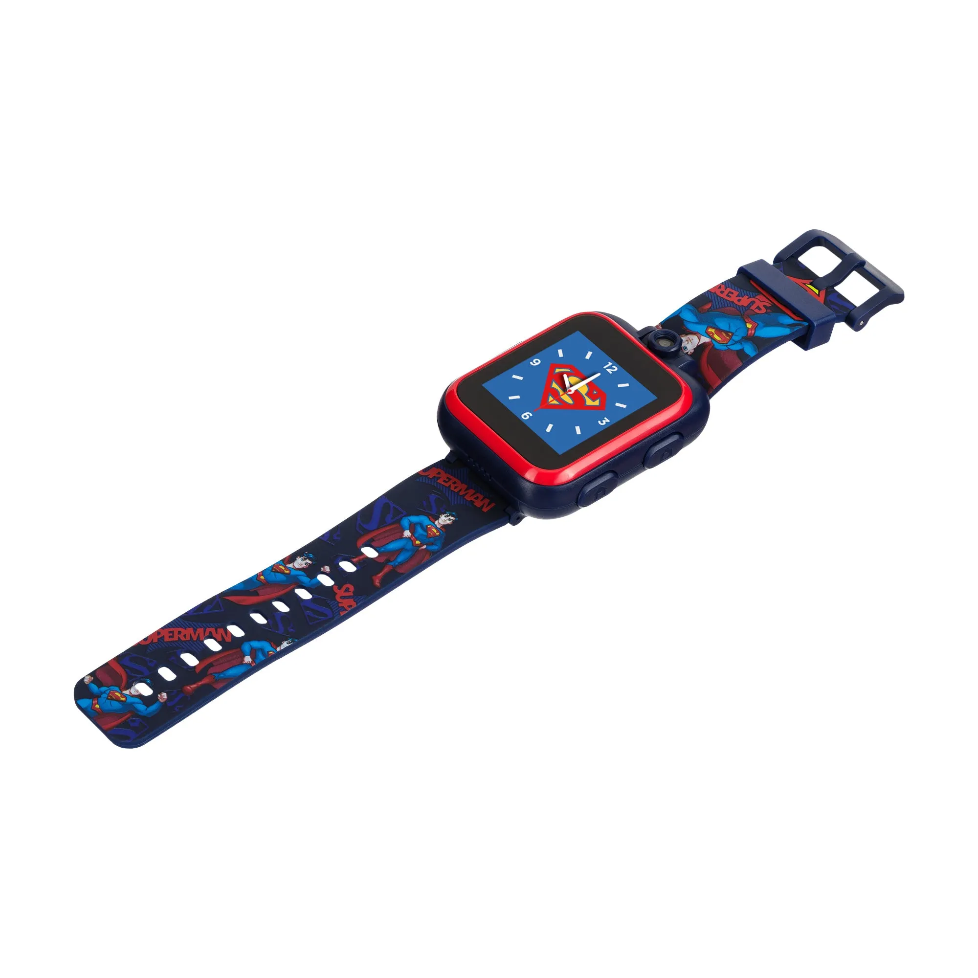 Superman Smartwatch for Kids by PlayZoom: Navy/Red