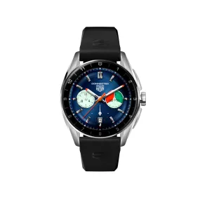 Tag Heuer Connected Calibre E4 Smartwatch - Stainless Steel Case and Black Rubber Strap