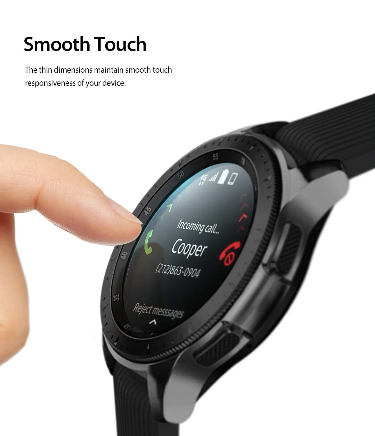 Tempered Glass [4-Pack] Compatible with Galaxy Watch 42mm