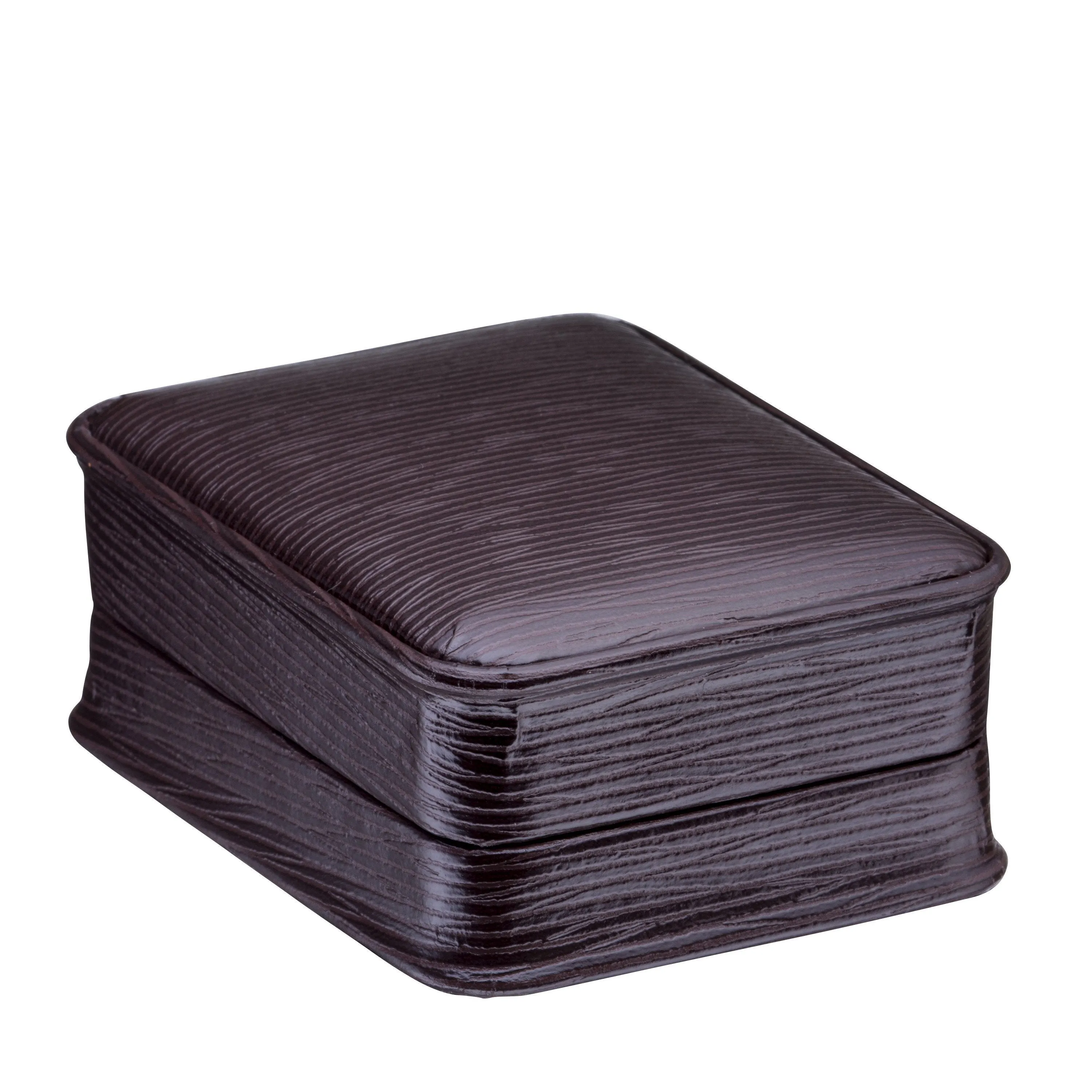 Textured Leatherette T-Style Earring Box, Exquisite Collection