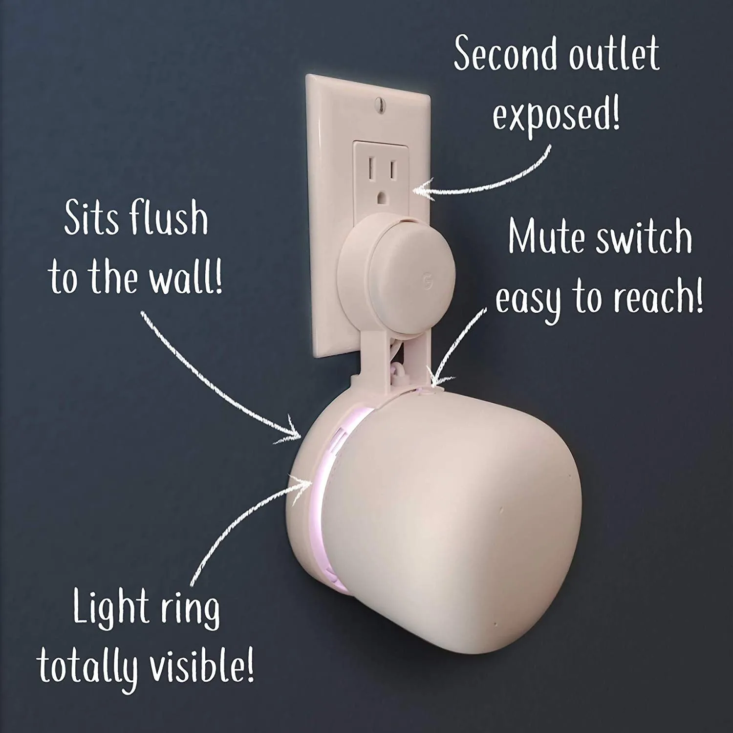 The Easy Outlet Mount for Google Nest Wi-Fi Point