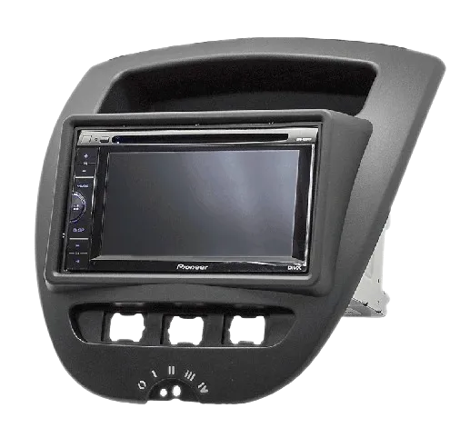 Toyota Aygo 2005-2014, Citroen C1 2005-2014, Peugeot 2005-2014 Double Din Trimplate