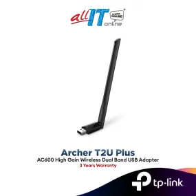 TP-Link AC600 Dual Band Archer T2U PLUS Wireless USB Adapter