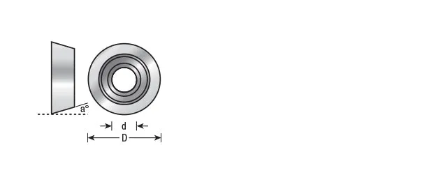 Ultra-Glide High PRFM Ball Bearing Guide | 13⁄16 Overall Dia x 1⁄4 Inner Dia x 18°Taper | 47788 | 738685477885