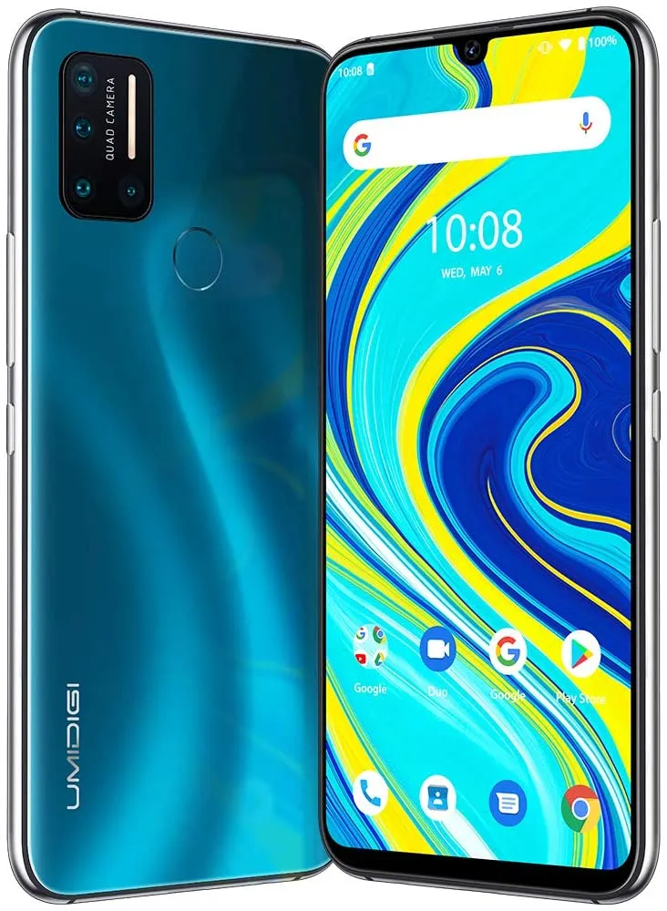 UMIDIGI A7 Pro Unlocked Cell Phone 4GB / 64GB, 6.3" Screen, 4150mAh Battery with 16MP Quad Camera, Android 10