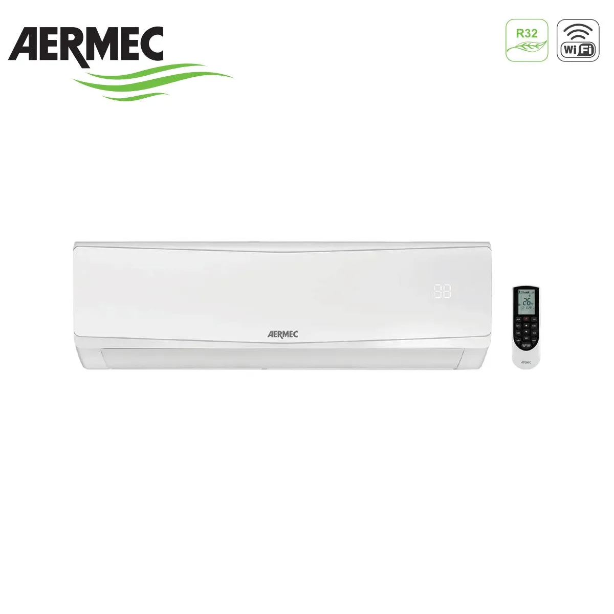 Unità Interna a Parete Aermec serie SPG 9000 Btu SPG250W R-32 Wi-Fi Optional