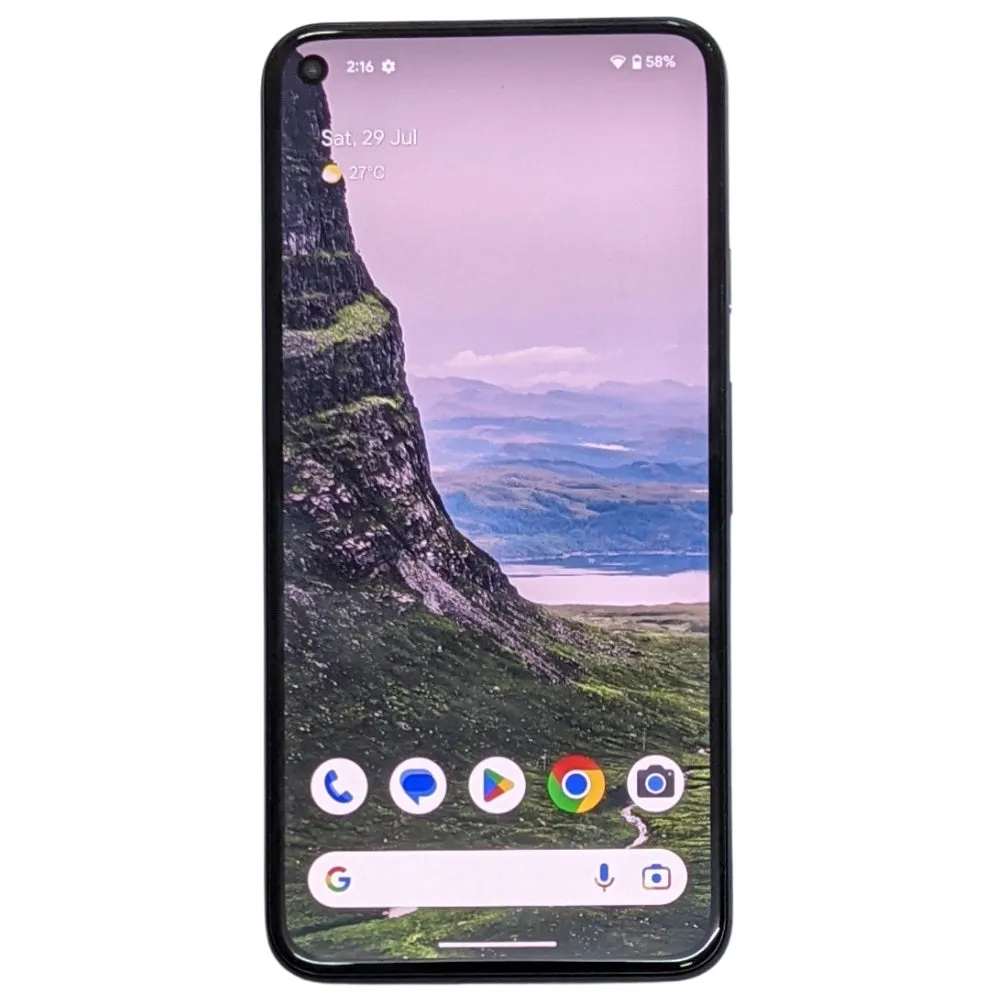 Used Google Pixel 5A 128GB 6GB RAM Mostly Black