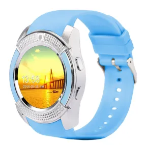 V8 Smart Watch With Sim TF Card Slot Bluetooth iPhone Android Smartwatch PK GT08 DZ09