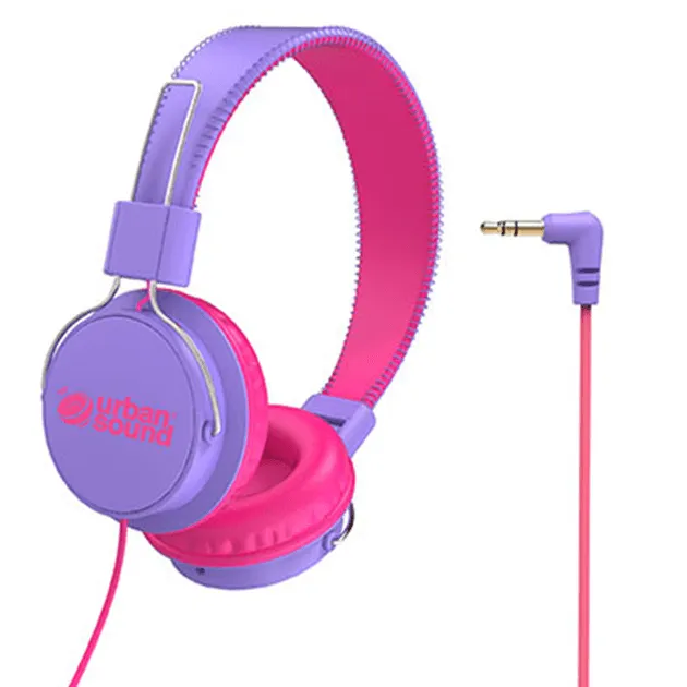 Verbatim Urban Sound Headphones Purple/Pink Kids Volume Limited