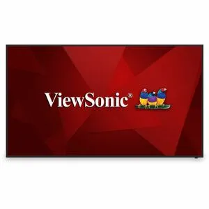 ViewSonic CDE7512 75" 4K UHD Commercial Display with VESP, Wireless Screen Sharing, USB Wi-Fi Capabilities, RJ45, HDMI, USB C