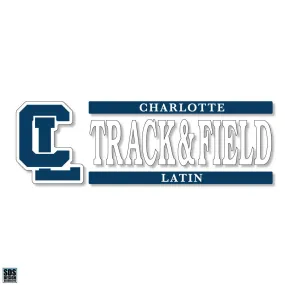 Vinyl Car Decal - Track & Field