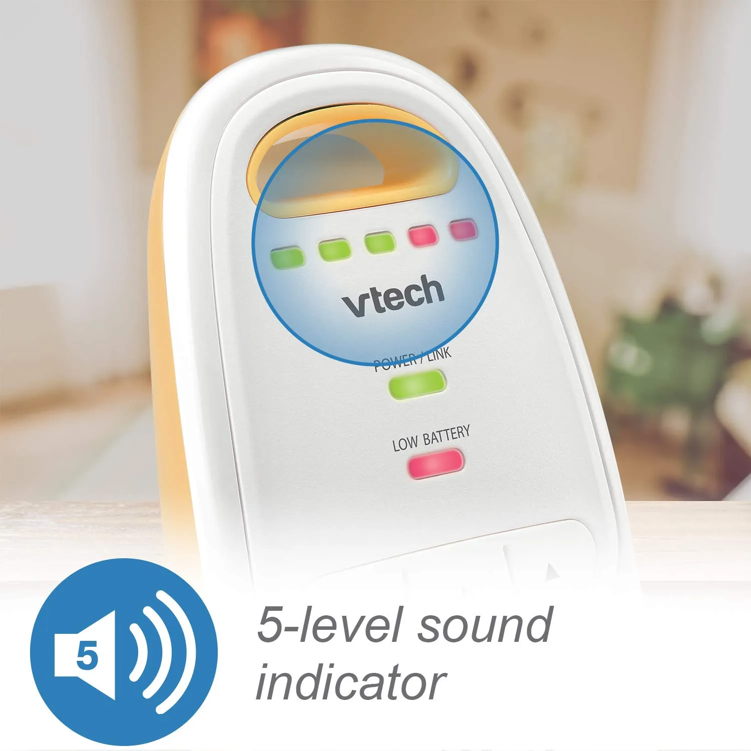 VTech Long Range Audio Baby Monitor with Rechargeable Battery