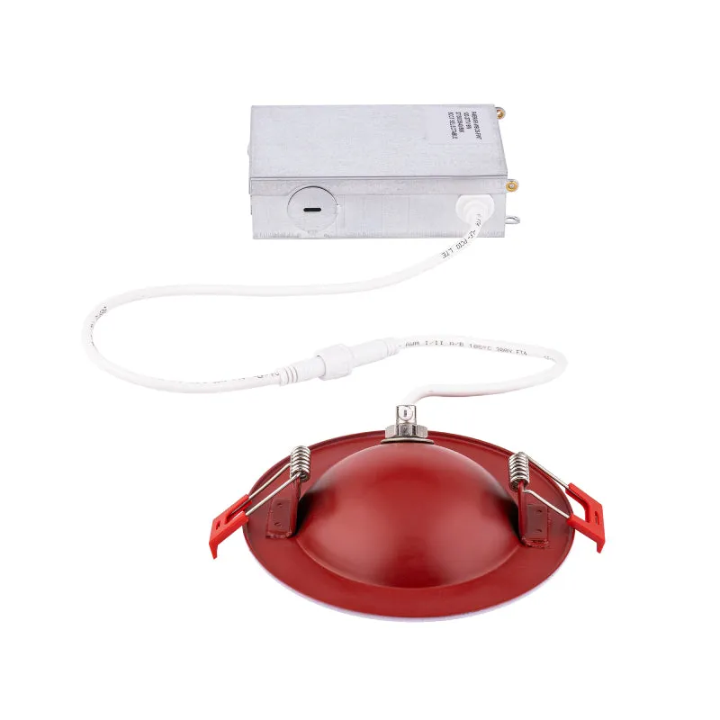 WAC R4ERAR-W9CS Lotos 4" Fire Rated Adjustable Downlight, CCT Selectable