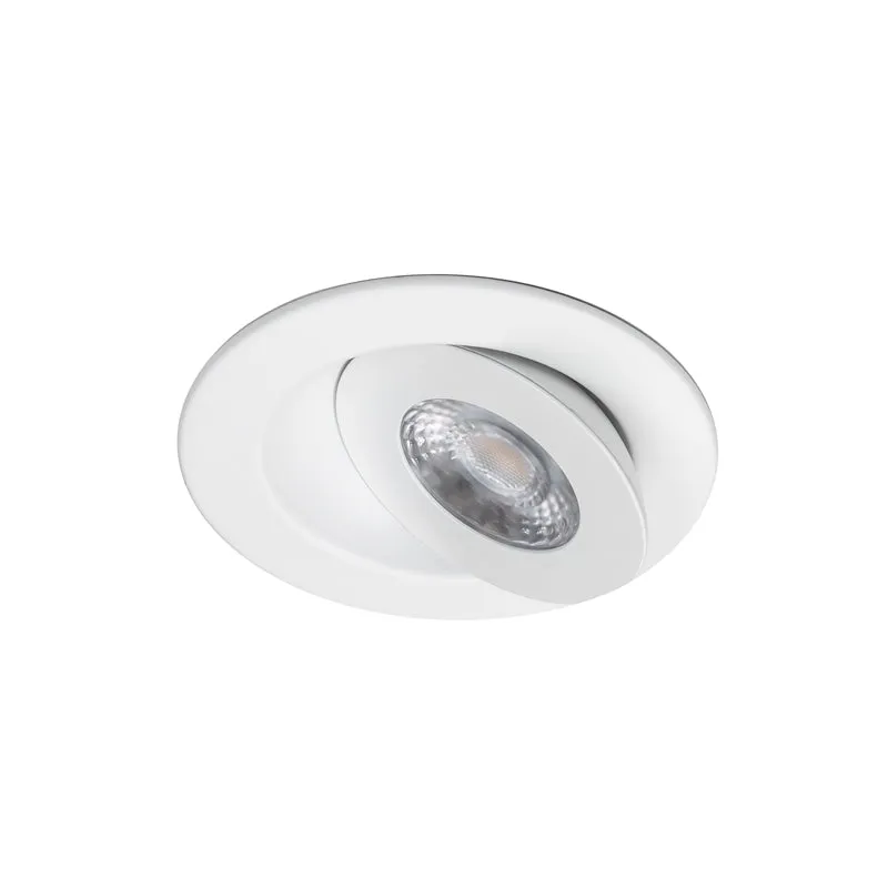 WAC R4ERAR-W9CS Lotos 4" Fire Rated Adjustable Downlight, CCT Selectable