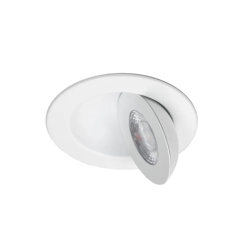 WAC R4ERAR-W9CS Lotos 4" Fire Rated Adjustable Downlight, CCT Selectable