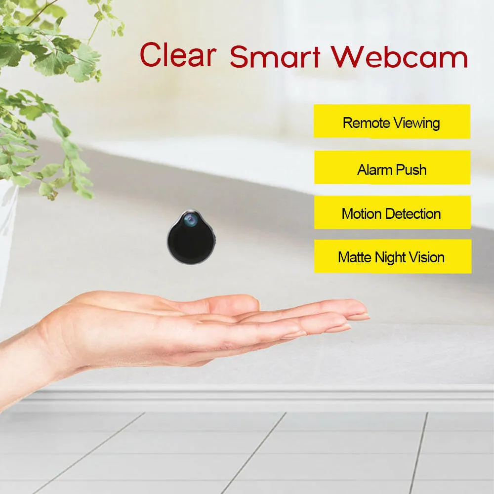 WiFi Mini Camera Wearable Small Cam Full 1080P Infrared Night Version Camcorder