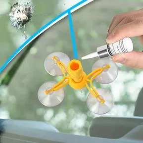 Windshield Repair Kit Cracked Glass Windshield Chip Repair Kit