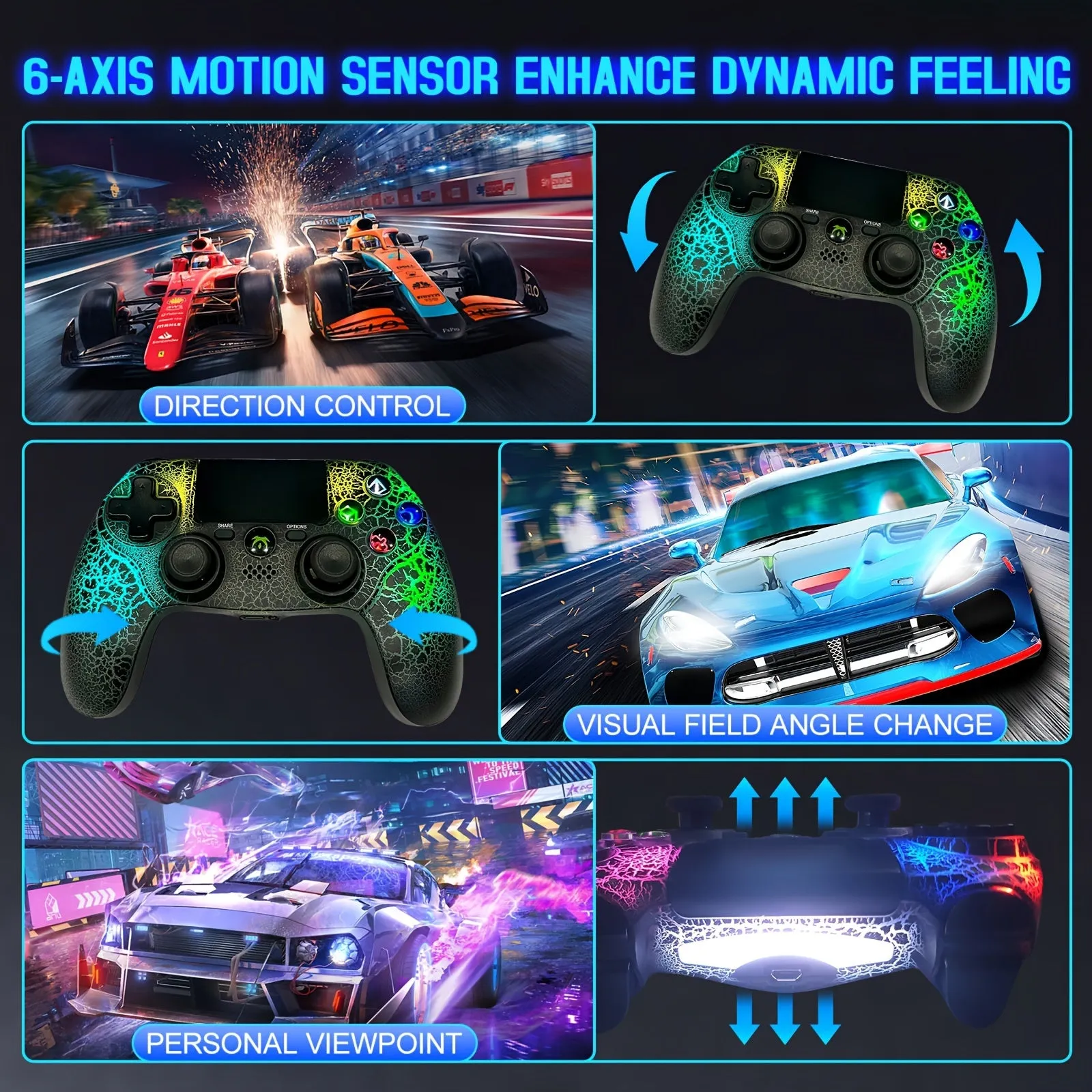 Wireless Controller for PS4 Versatile Gaming Companion for Multiple Platforms