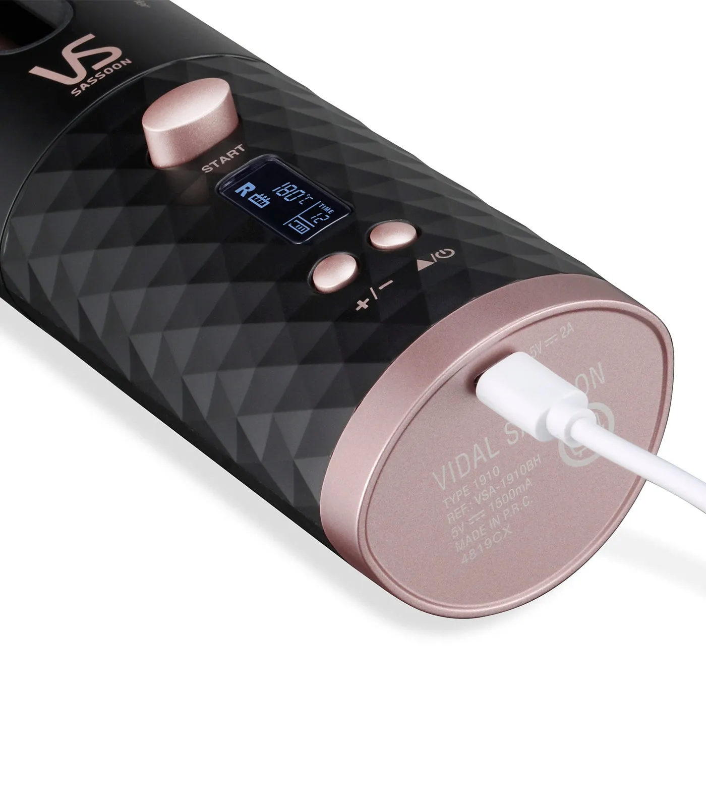 Wireless Rechargeable Auto Hair Curler