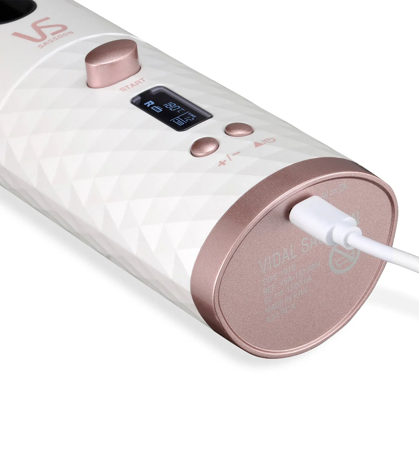 Wireless Rechargeable Auto Hair Curler