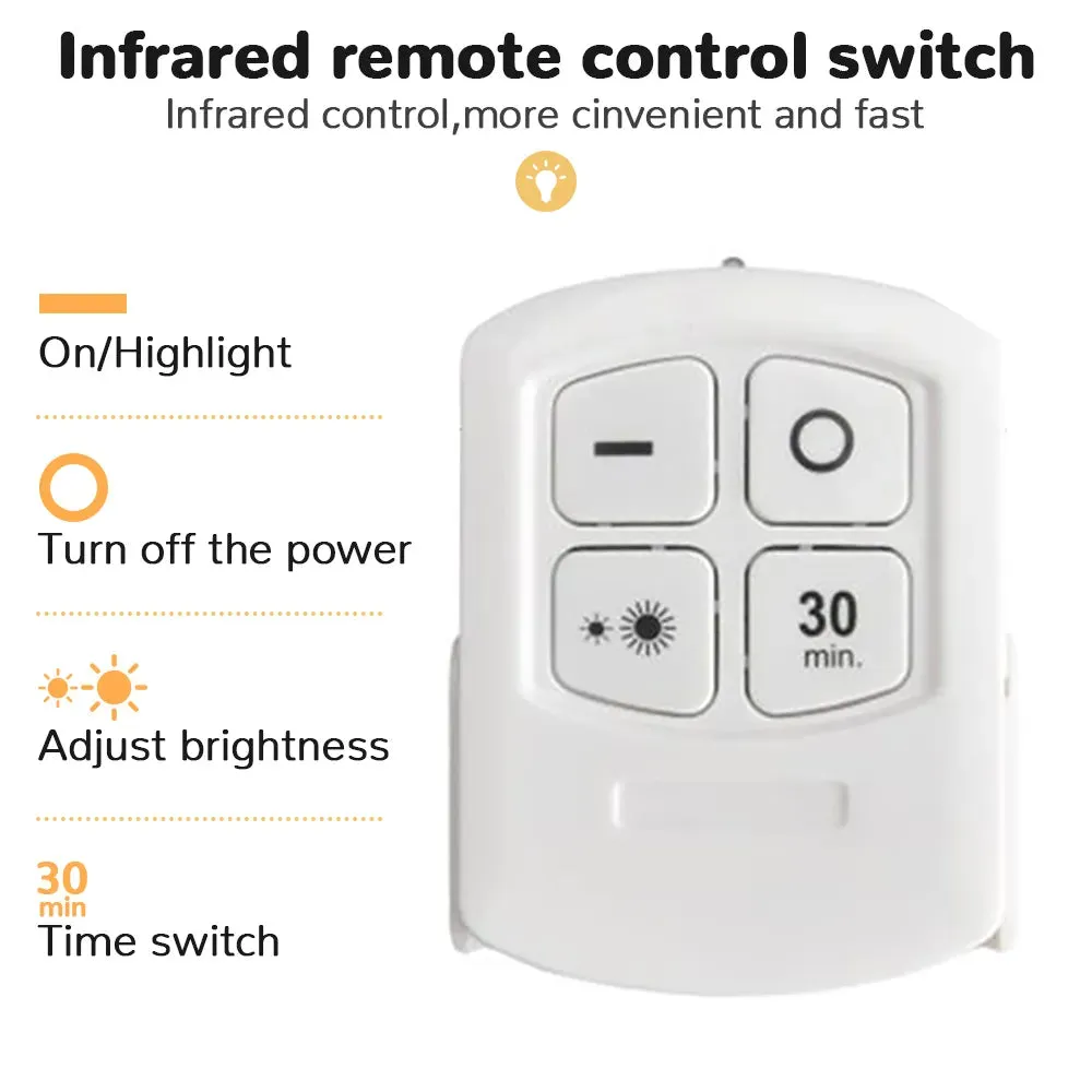 Wireless Rechargeable RC LED Light