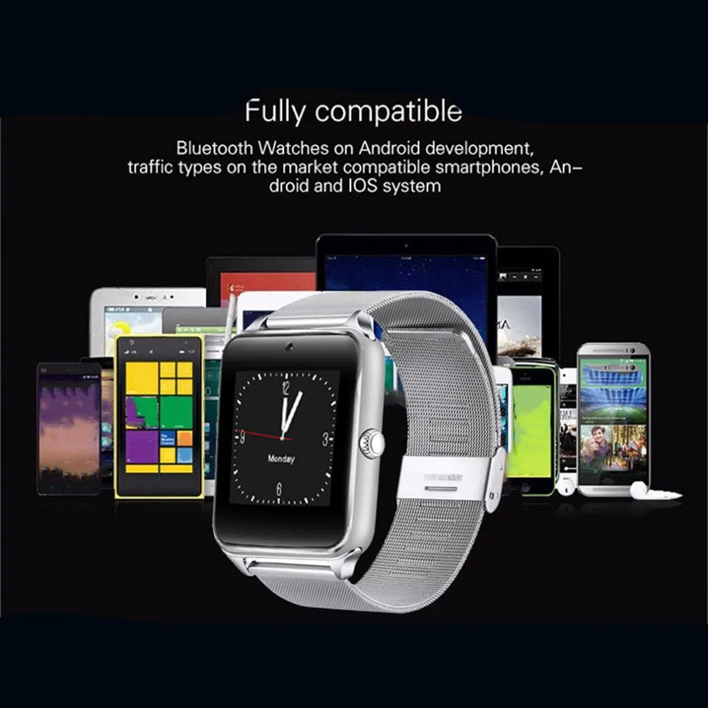 Z60 Latest Smartwatch for Men or Woman (Supports SIM TF for Android phones)