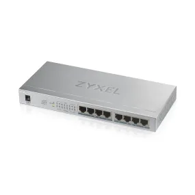 Zyxel Gs1008hp - Switch - 8 X 10/100/1000 (Poe ) - Desktop, Wall-Mountable - Poe  (60 W)